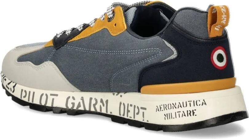 Aeronautica Militare Aeronautical sneakers met borduurwerk Grijs - Foto 3
