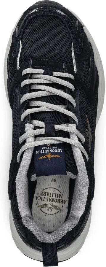Aeronautica Militare Hardloopsneakers met mesh vlakken Blauw - Foto 4