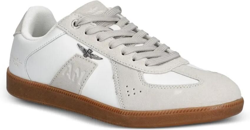Aeronautica Militare Low-top sneakers met logo-plakkaat en vlakken Wit - Foto 2