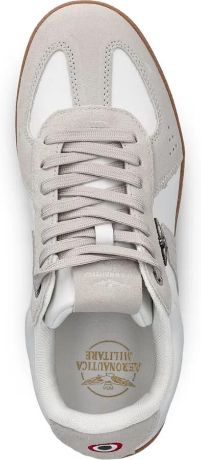 Aeronautica Militare Low-top sneakers met logo-plakkaat en vlakken Wit - Foto 3