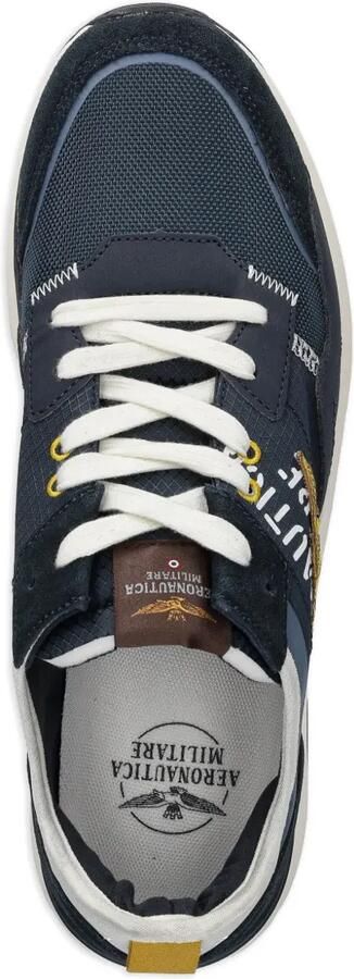 Aeronautica Militare Navigational sneakers met geborduurd logo Blauw - Foto 4