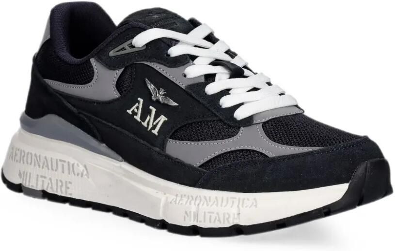 Aeronautica Militare Sneakers met borduurwerk Blauw - Foto 3