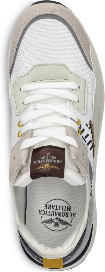 Aeronautica Militare Sneakers met geborduurd logo Beige - Foto 3