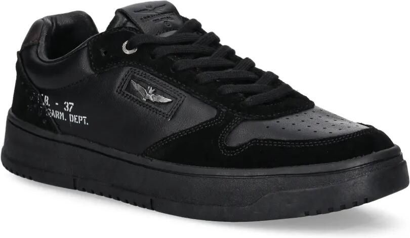 Aeronautica Militare Sneakers met geperforeerde vlakken Zwart - Foto 2
