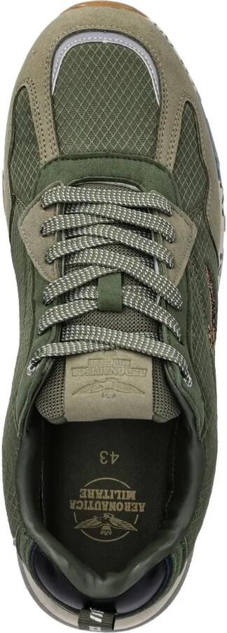 Aeronautica Militare Sneakers met logo afwerking Groen - Foto 4