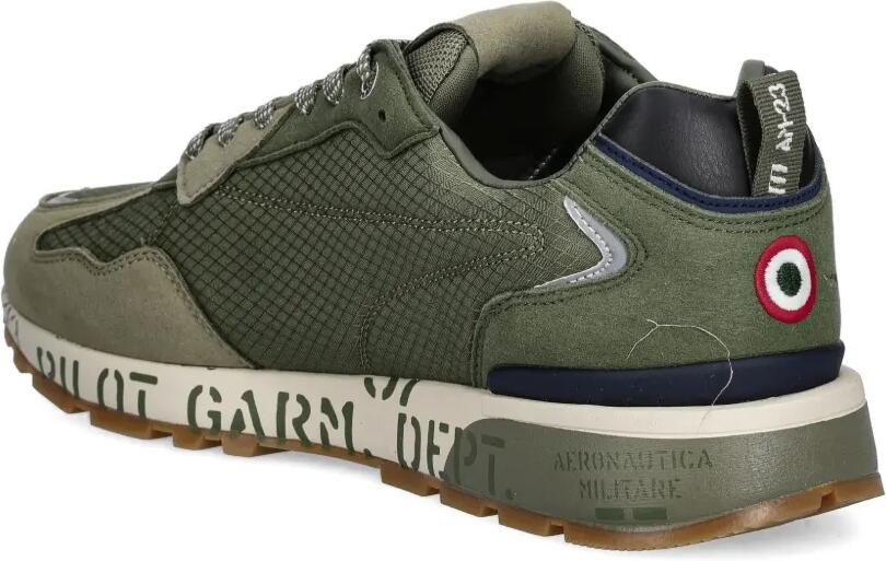 Aeronautica Militare Sneakers met logo afwerking Groen - Foto 2