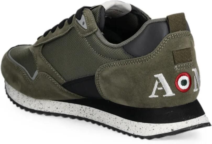 Aeronautica Militare Sneakers met logo-applicatie Groen - Foto 2