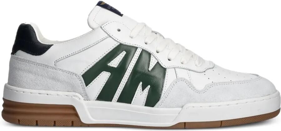 Aeronautica Militare Sneakers met logo-applicatie Wit
