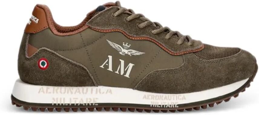 Aeronautica Militare Sneakers met logo Groen