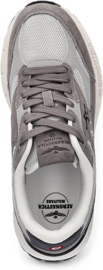 Aeronautica Militare Sneakers met logopatch Grijs - Foto 4