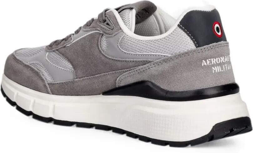 Aeronautica Militare Sneakers met logopatch Grijs - Foto 2