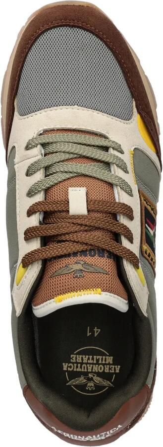 Aeronautica Militare Sneakers met logopatch Groen - Foto 3