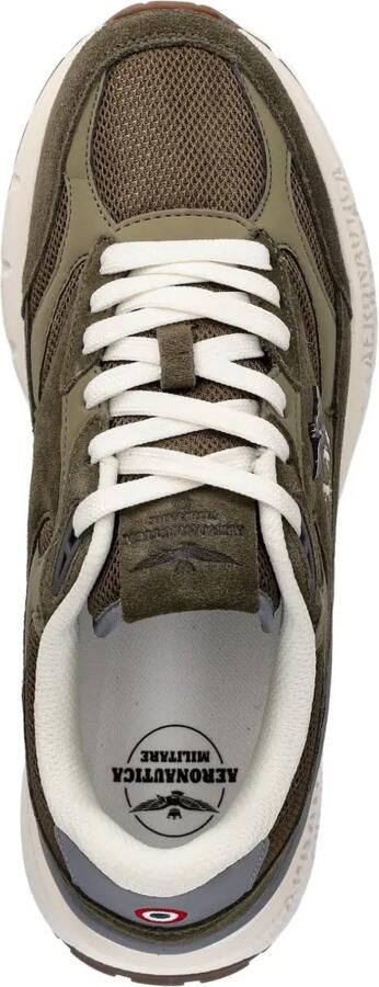 Aeronautica Militare Sneakers met logoplakkaat Groen - Foto 4