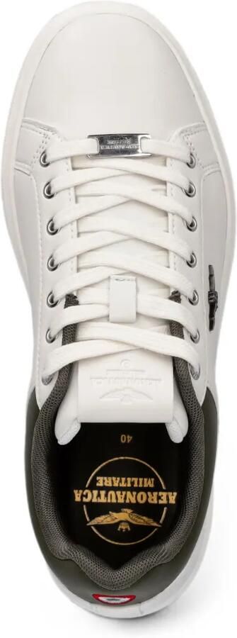 Aeronautica Militare Sneakers met logoplakkaat Wit - Foto 4