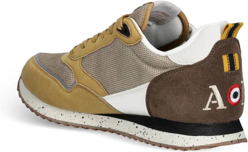 Aeronautica Militare Sneakers met patch Beige - Foto 2