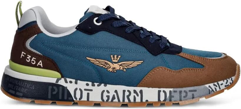 Aeronautica Militare Sneakers met vlakken Blauw