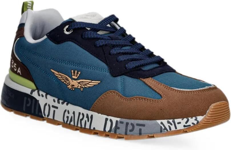 Aeronautica Militare Sneakers met vlakken Blauw - Foto 2