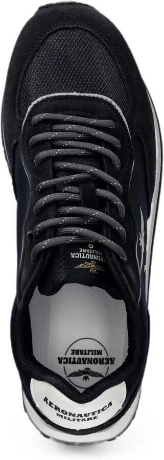 Aeronautica Militare Sneakers met vlakken en logoprint Blauw - Foto 4