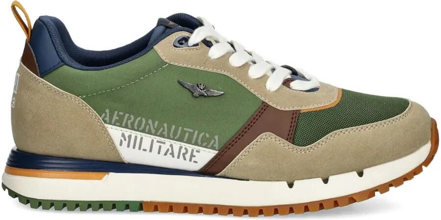 Aeronautica Militare Sneakers met vlakken Groen