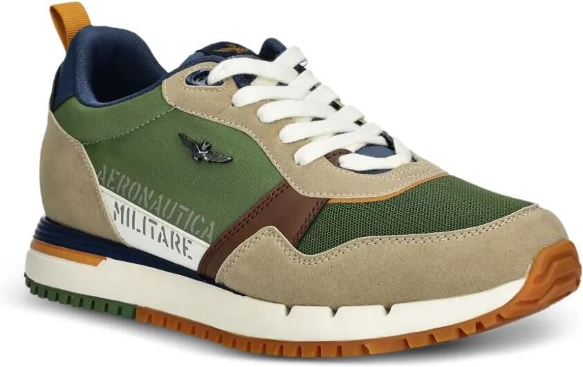 Aeronautica Militare Sneakers met vlakken Groen - Foto 2