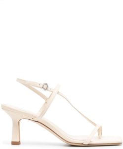Aeyde Gia leren sandalen Beige