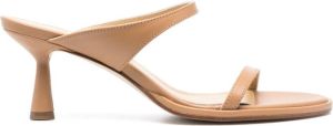 Aeyde Gia leren sandalen Beige
