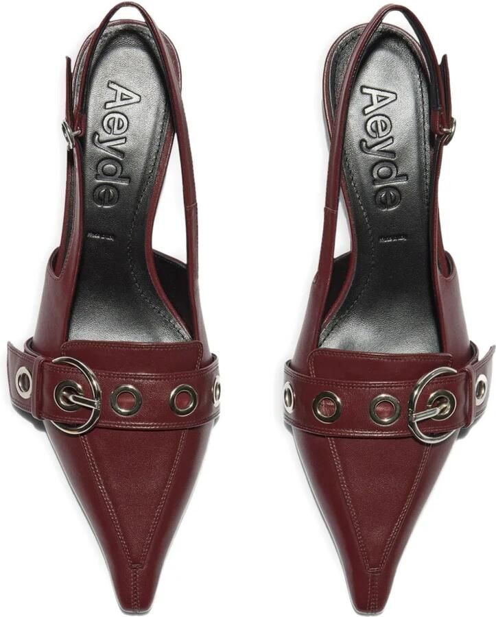 Aeyde 35 mm Davina pumps met hak Rood