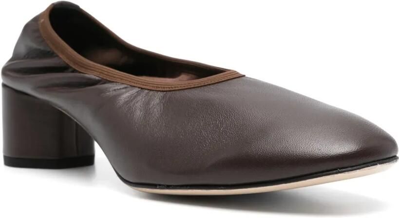Aeyde 45 mm leren pumps Bruin - Foto 2