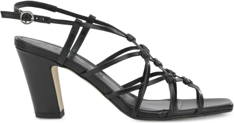 Aeyde Acacia gekooide sandalen Zwart