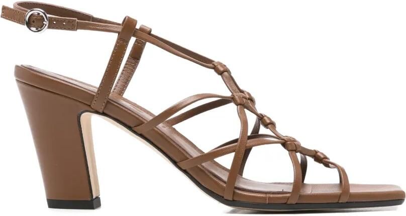 Aeyde Acacia sandalen met blokhak Bruin