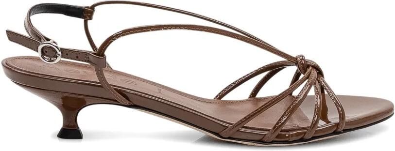 Aeyde Amara sandalen met geknoopt bandje Bruin