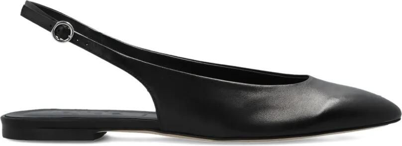 Aeyde Amelia platte pumps Zwart