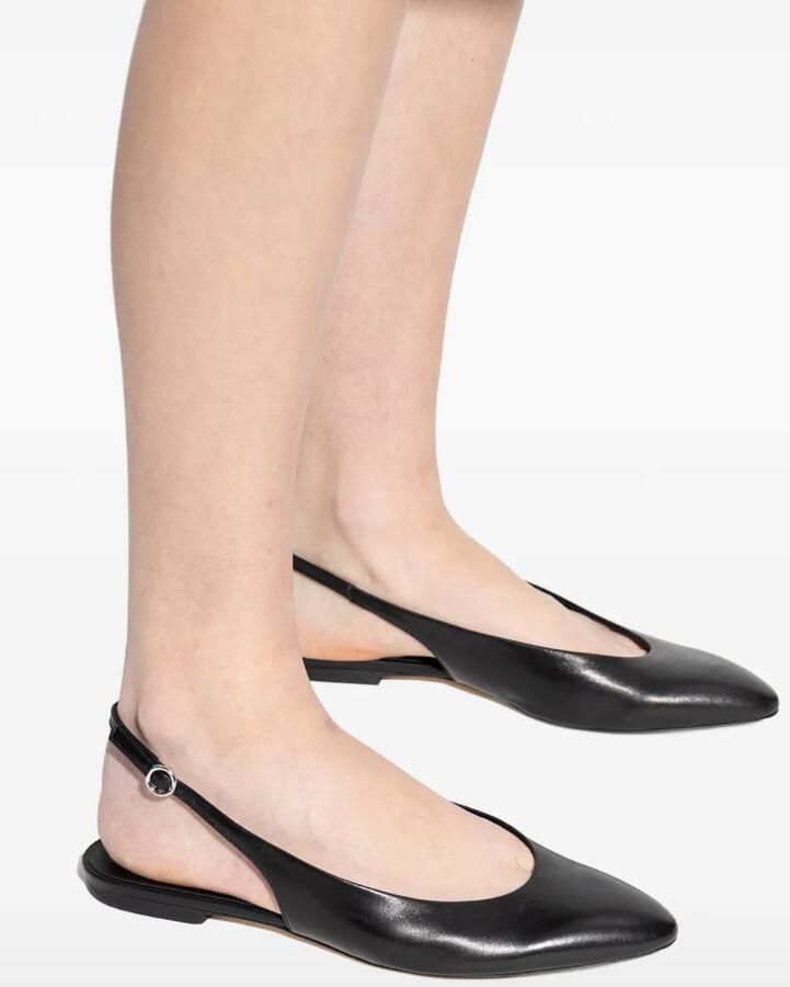 Aeyde Amelia platte pumps Zwart - Foto 2