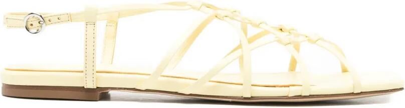 Aeyde Anisa leren sandalen Beige