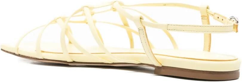 Aeyde Anisa leren sandalen Beige - Foto 4