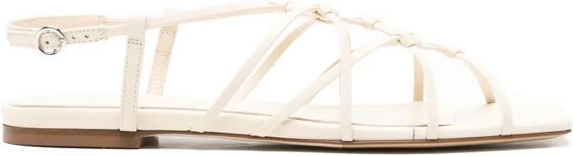 Aeyde Anisa leren sandalen Beige