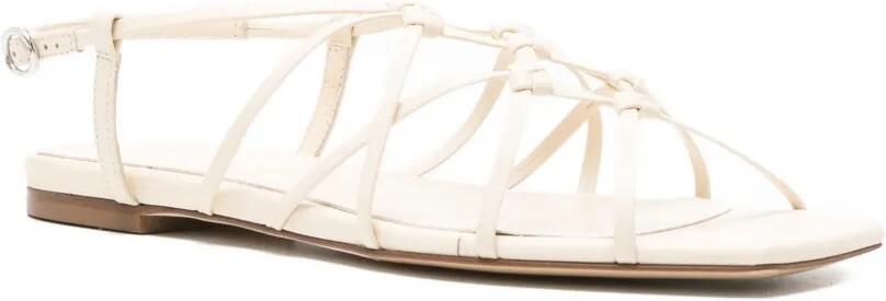 Aeyde Anisa leren sandalen Beige - Foto 4