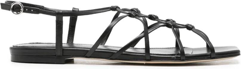 Aeyde Anisa leren sandalen Zwart - Foto 4