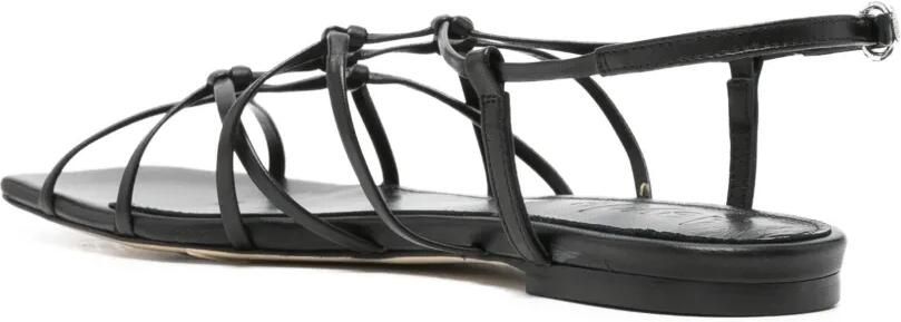 Aeyde Anisa leren sandalen Zwart - Foto 3