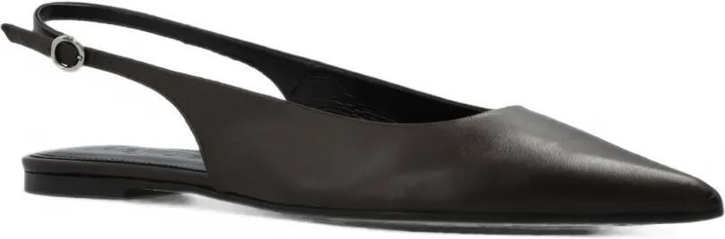 Aeyde Annora slingback ballerina's Bruin - Foto 4