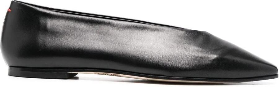 Aeyde Betty ballerina's met puntige neus Zwart