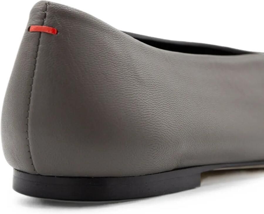 Aeyde Betty leren ballerina's Grijs - Foto 2