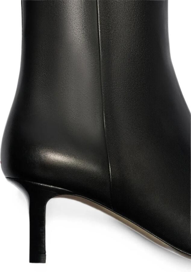 Aeyde Billie square-toe leather boots Zwart - Foto 3