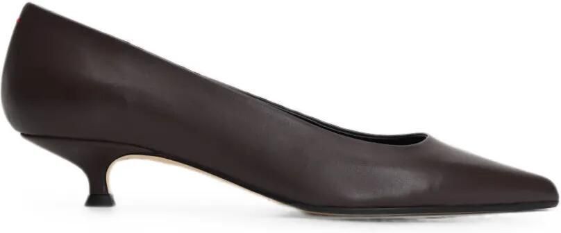 Aeyde Cari pumps met puntige neus Bruin