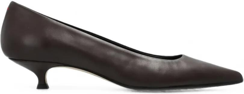 Aeyde Cari pumps met puntige neus Bruin