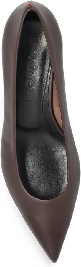 Aeyde Cari pumps met puntige neus Bruin - Foto 5