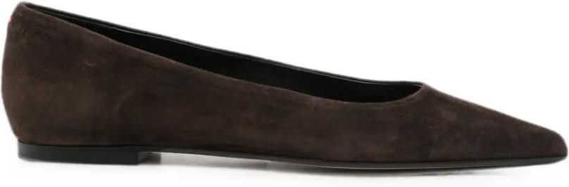 Aeyde Cassie pumps met puntige neus Bruin