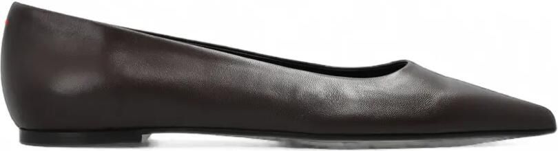 Aeyde Cassy ballerina's met puntige neus Bruin