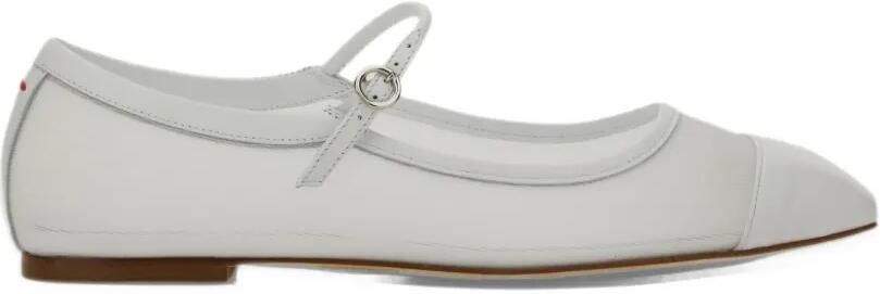Aeyde Dancer Uma Mary-Jane flat sandals Wit