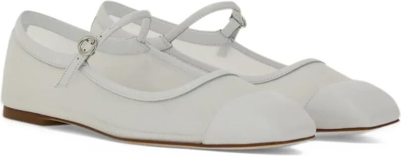 Aeyde Dancer Uma Mary-Jane flat sandals Wit - Foto 5